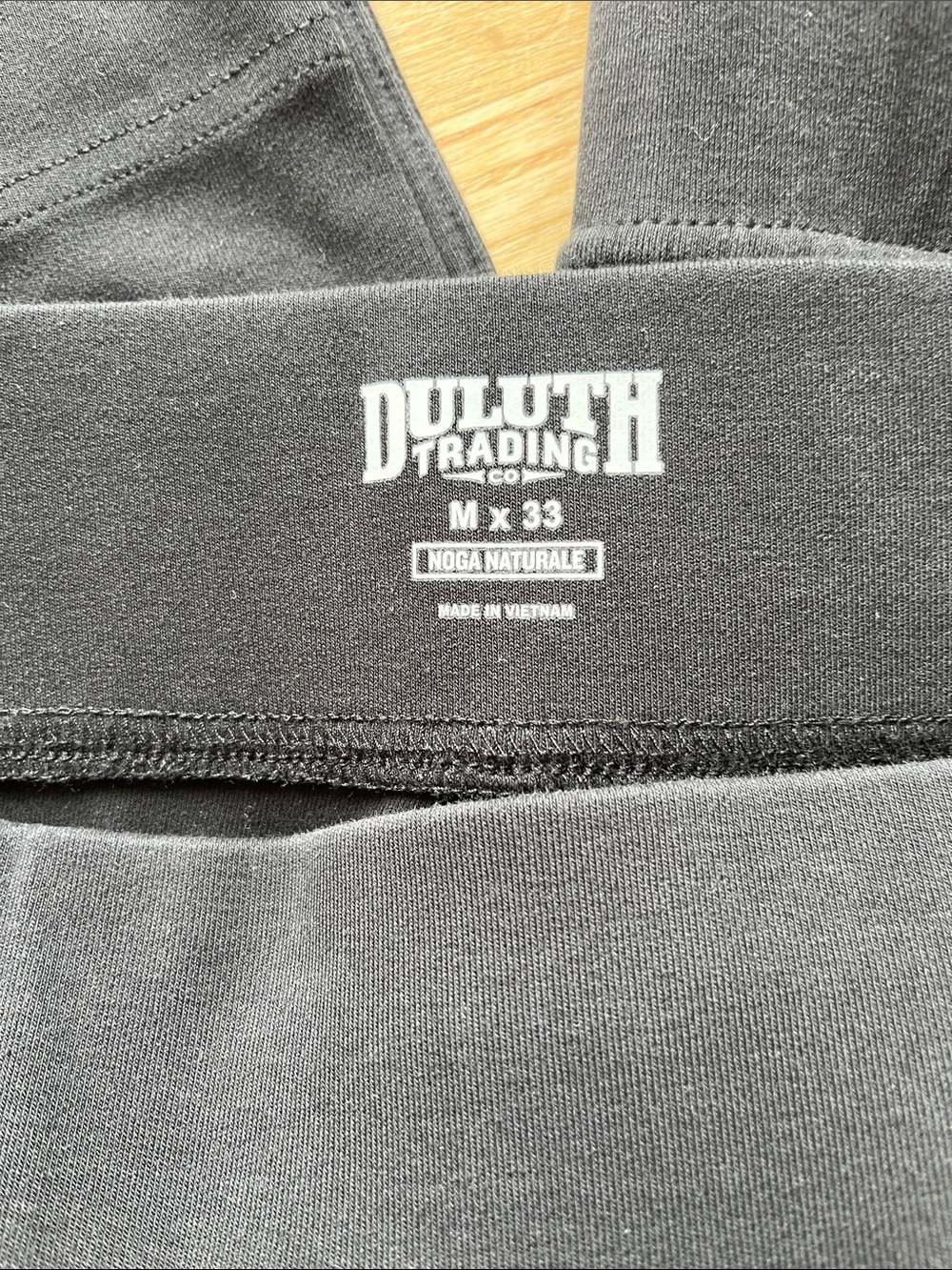 Duluth Trading Co women’s Black Pull-On Joggers size M x 33 ; 2 pair for $25 - Picture 2 of 3